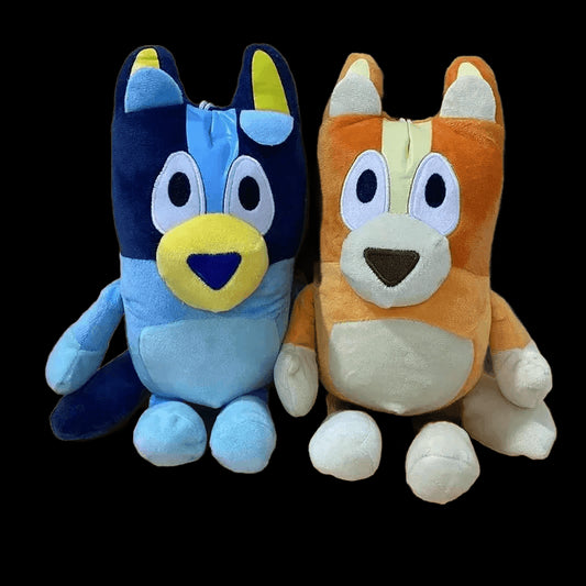 28cm Bluey Family Plush Toys Cute Simulation Pet Dog Patrol Bingo Sister Kawai Plush Children'S Toy Doll Birthday Gift Toy view