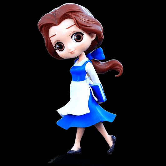 Disney QPosket Belle Figures Toy Beauty And The Beast Belle Model Dolls Kids Gifts 14cm view