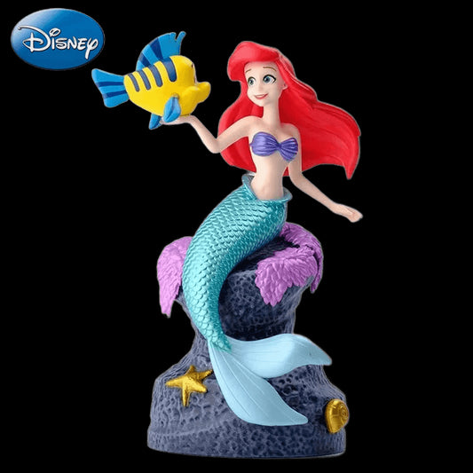 Disney Ariel Princess Action Figure 19cm The Little Mermaid Ariel Figuras Anime Model Toys Dolls Disney Accessories Decor Gifts view