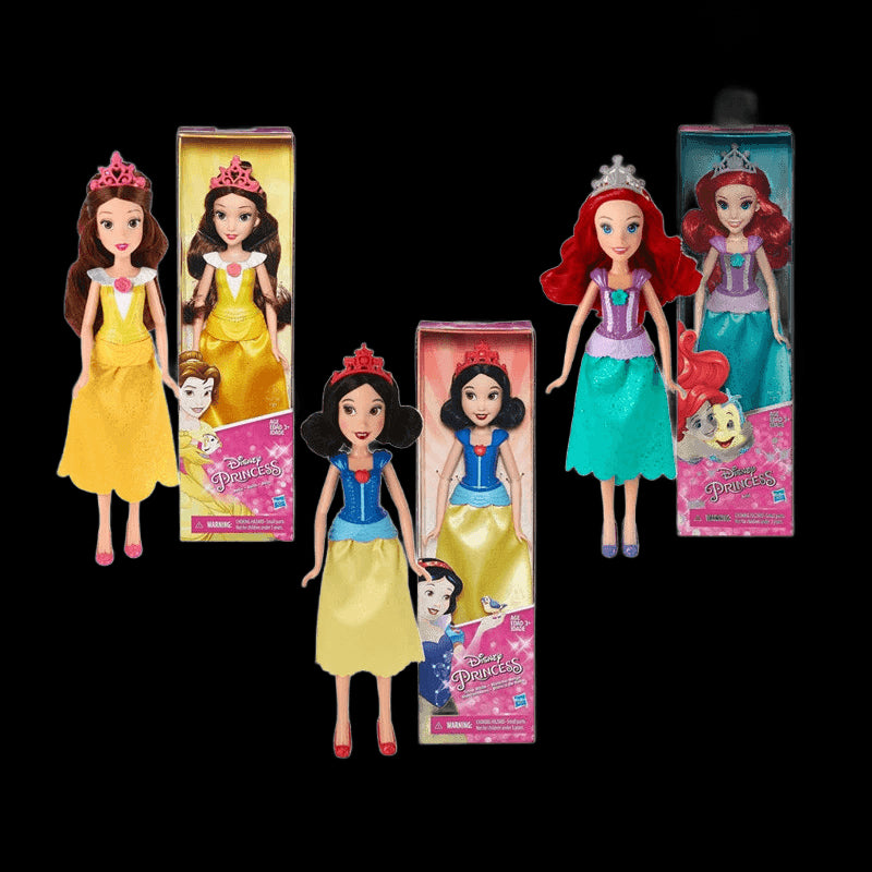 original Disney Jasmine Princess Doll Snow White Ariel Belle Rapunzel toys For Girls Brinquedos Toys bjd dolls For Children Kids view