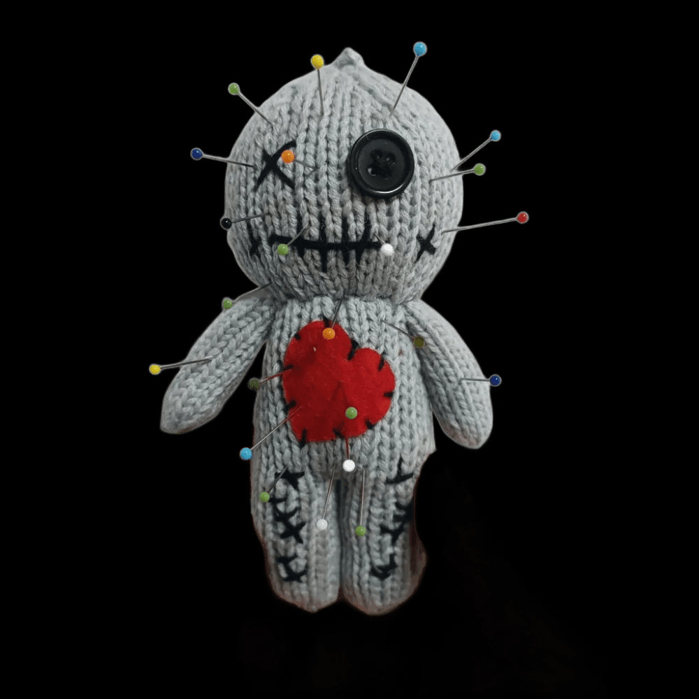 Halloween Scray Voodoo Dolls Majic Creepy Ghost String Plush Pin Needle Holder Horror Christmas Ornaments For Witchcraft Trick view