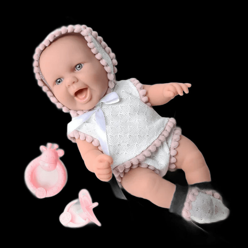 New Silicone Reborn Dolls 25cm Baby Reborn Toys Waterproof Vinyl Bebe Doll Cute Reborn Baby Doll For Girls Birthday Gift view