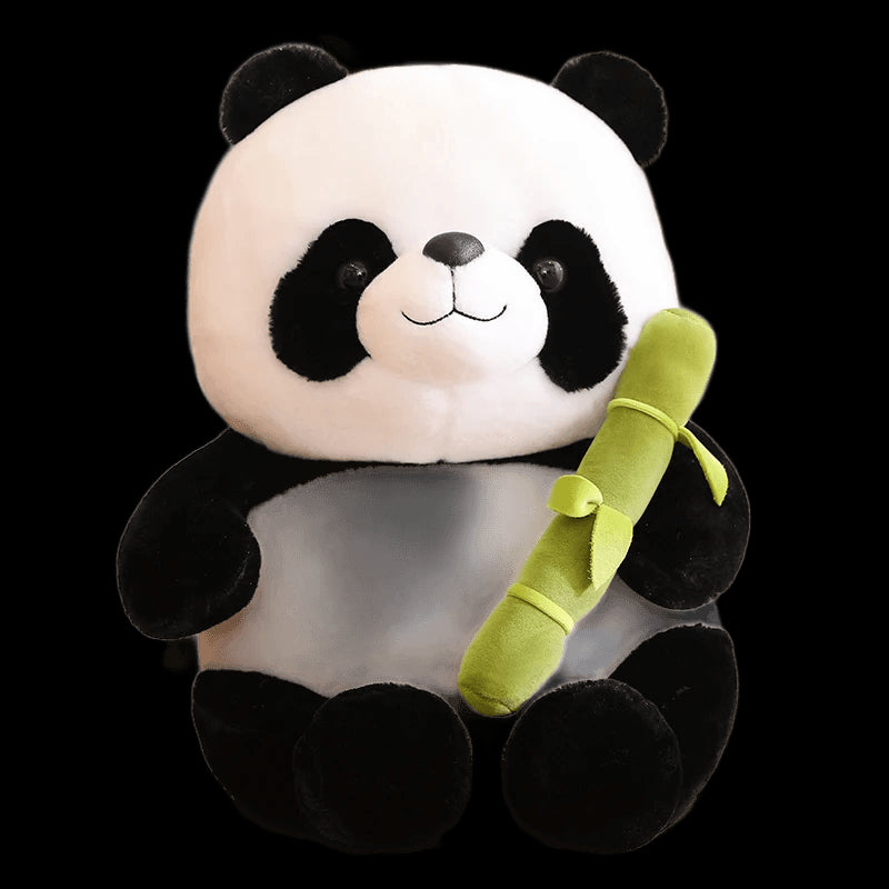 25cm Kawaii Panda With Bamboo Soft Stuffed International Favorite Dolls Birthday Christmas Gifts Presents For Kids view