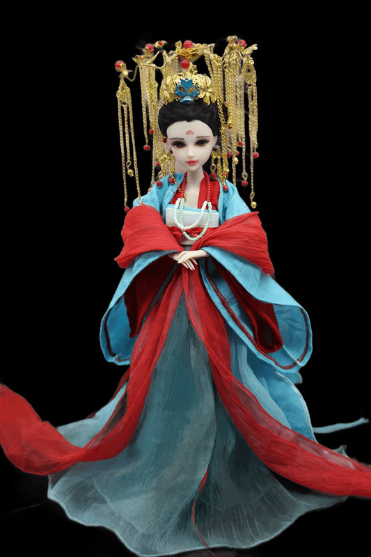 2020 High Quality Dolls With Accessories Handmade Dress Clothes For Chinese Traditional Toys TV Drama Style Resin Retro Dolls view