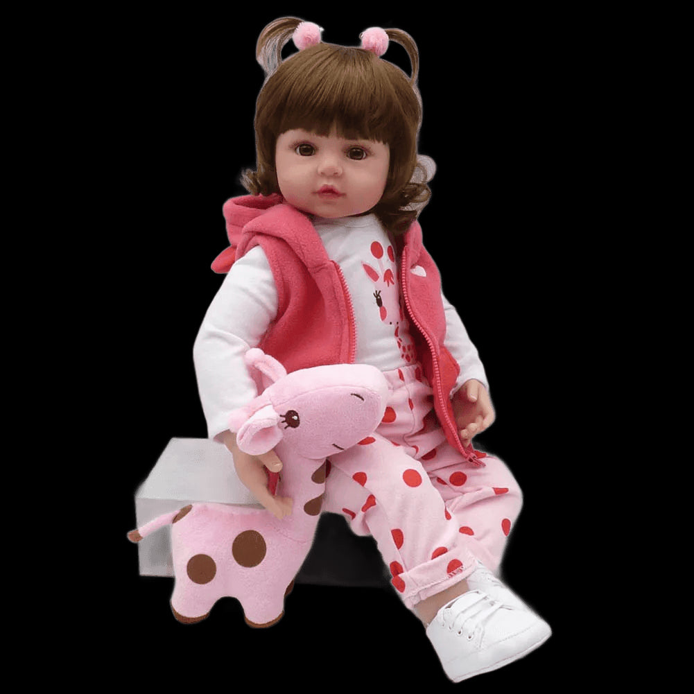 48cm Newborn Baby Reborn Doll Solid Silicone Reborn Dolls Kids Dolls Girls High Quality Collection Simulation Soft Playmate Toy view