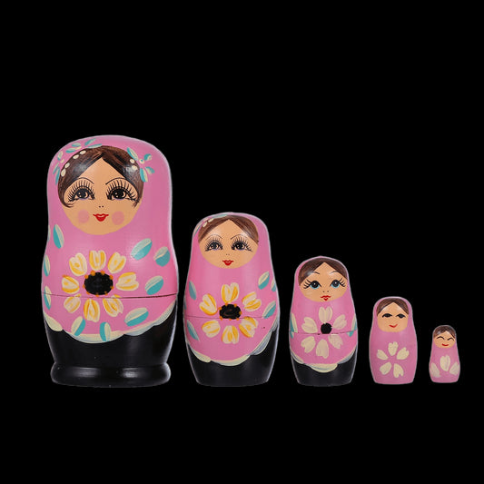 Dolls Nesting Russian Matryoshka Christmas Doll Wooden Stacking Babushkaeducational Penguins Animal Dol S Tree Kids view