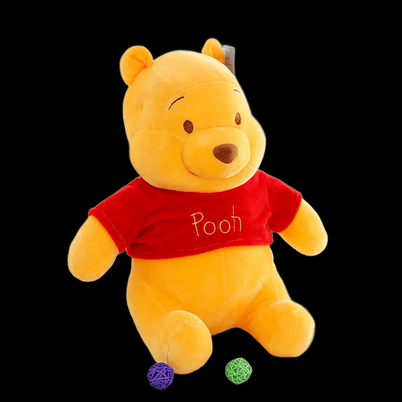 25cm Cute Disney Winnie The Pooh Plush Doll Kawaii Anime Figure Cartoon Plush Toys for Girls 5 To 7 Years Birthday Gift for Kids view