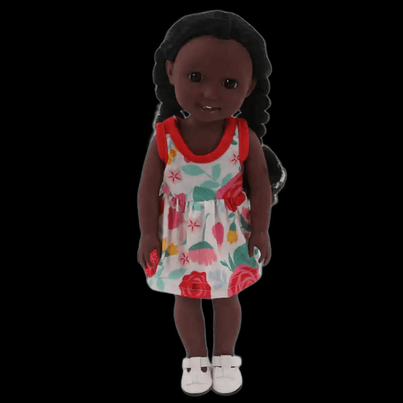 15inch African American Reborn Simulation Black  Baby Doll Toddler Toys Cute Soft Lifelike Newborn Baby Play House Doll Girl view