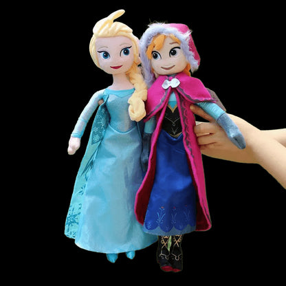 Movies Frozen 40cm 30cm Plush Doll Toys Cute Girls Toys Princess Anna& Elsa Doll Girl Birthday Gifts Pelucia Boneca Juguetes view