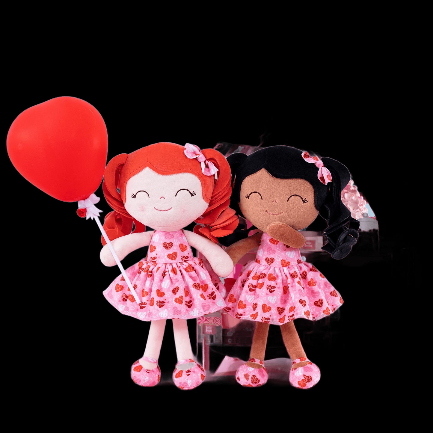 Gloveleya Plush Doll curly hair dolls 2023 new design Love gift Series toys 30cm view