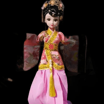 Chinese Style Ancient Clothes Dress Up 30cm Simulation Doll Handmade Movable Joints Tradition Hanfu Fairy Concubine Toys ZH169 view