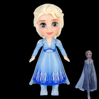 10cm Disney Frozen 2 Mini Elsa and Anna Princess Doll Toys Model for Children Girls Boys Birthday Gift with Box view