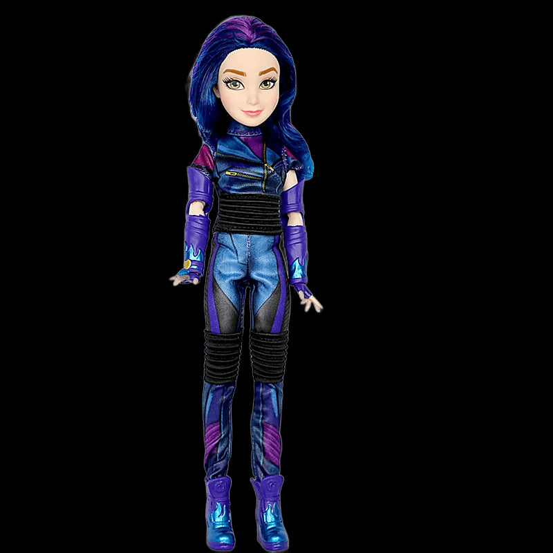 Original DISNEY princess Descendants Mal Carlos Jay Uma Ben Limited Edition Figure Collection Doll Toys for kids Birthday Gifts view