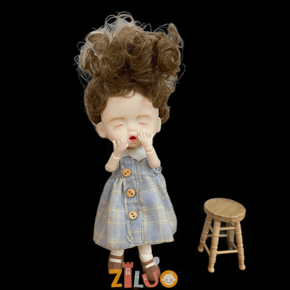 1/12 Bjd Doll Ob11 12cm Mini Dolls Princess Dress Up Cute Doll 20 Movable Joints Dolls for Girls Kids Munecas Toys Gifts Bjd Toy view