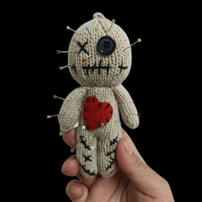 Halloween Scray Voodoo Dolls Majic Creepy Ghost String Plush Pin Needle Holder Horror Christmas Ornaments For Witchcraft Trick view