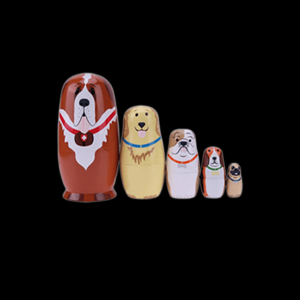 5/10-Layers Houten Russian Nesting Doll Matryoshka Poppen Voor Kinderen Brithday Geschenken Decor Poupée De Nidification Russ view