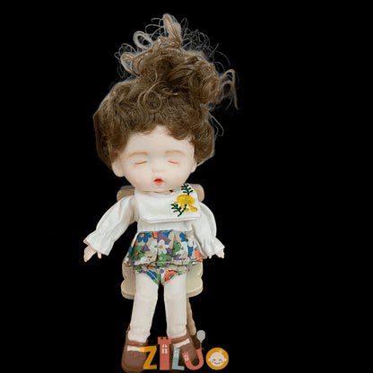 1/12 Bjd Doll Ob11 12cm Mini Dolls Princess Dress Up Cute Doll 20 Movable Joints Dolls for Girls Kids Munecas Toys Gifts Bjd Toy view