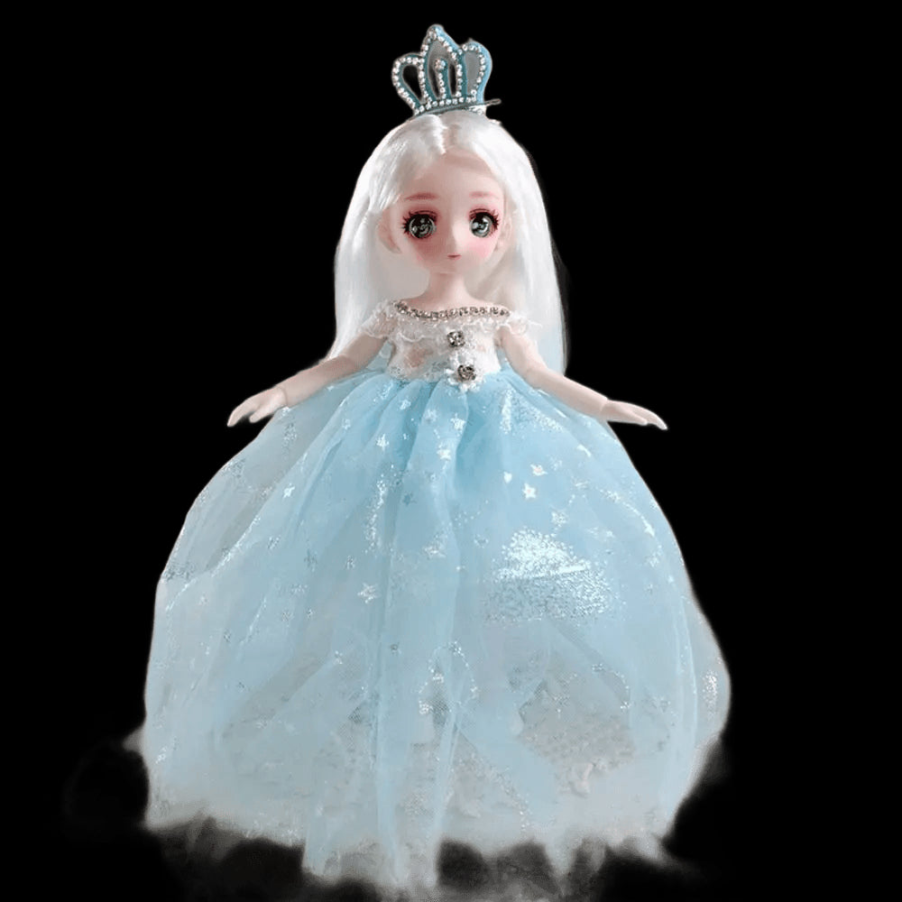 Dress Up BJD Doll Ancient Dress Doll 3D Eyes with Clothes Simulated Eye Hinge Doll Cute 1/6 BJD Removable Joints Doll Kids Toy view