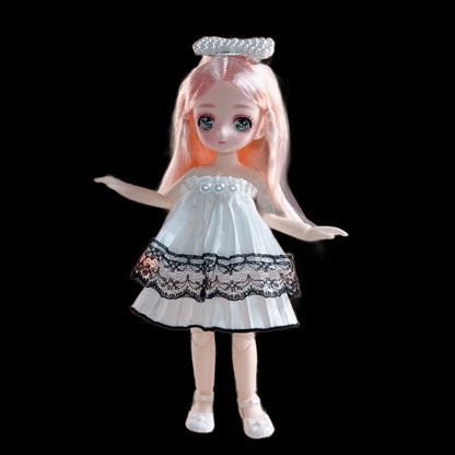 Dress Up 23cm BJD Doll with Clothes Simulated Eyes Hinge Doll Cute Removable Joints Removable Joints Doll Birthday Gift view