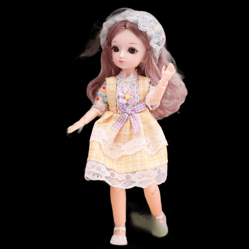 1/6 bjd Dolls for Girls Hinged Doll 30 cm with Clothes Blonde Brown Eyed Articulated  Toys for Children Spherical Joint Playsets view