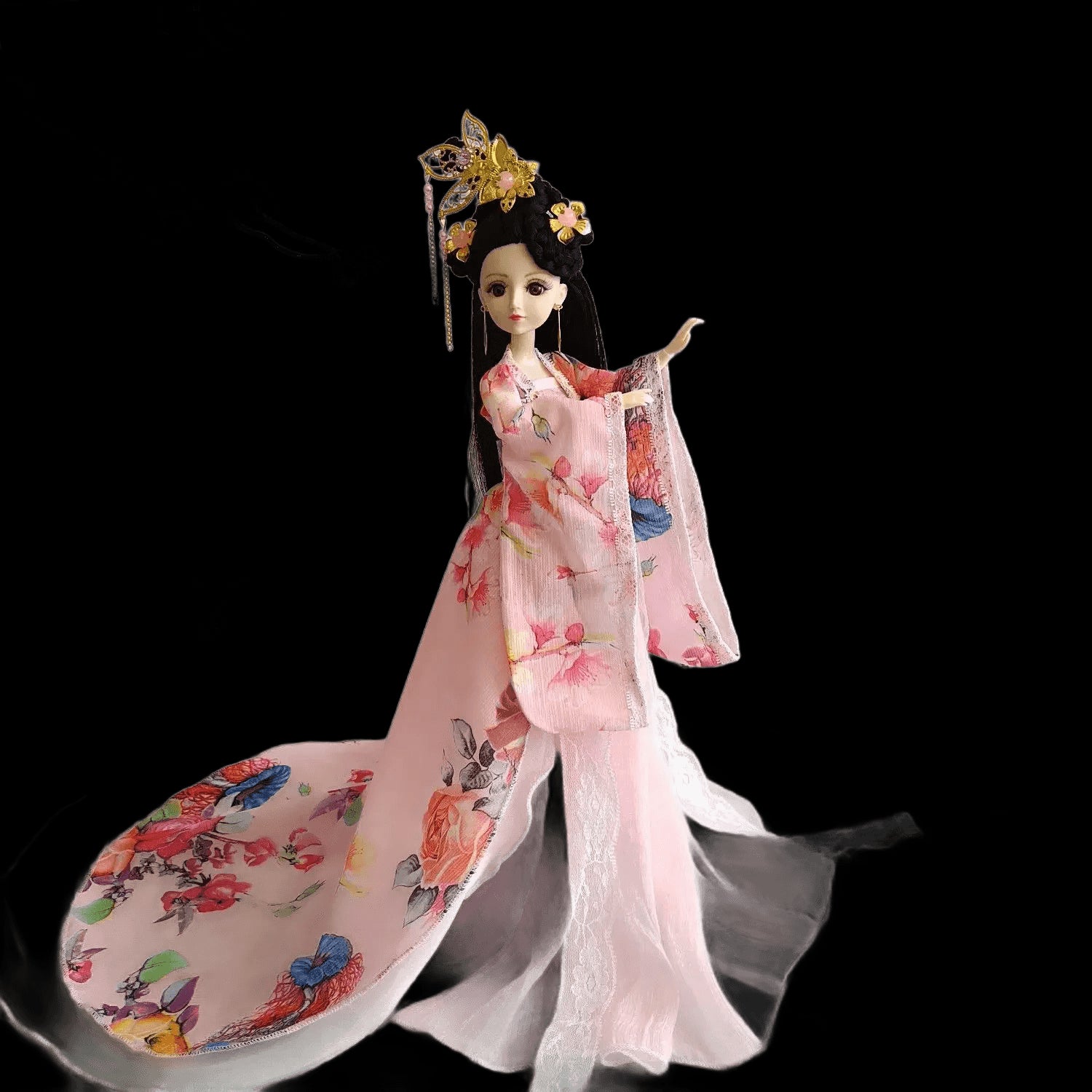 New 30cm Bjd Doll Full Set 1/6 Chinese Style Ancient Costume Hanfu Princess Birthday Gift Diy Girl Dress Up Toys view