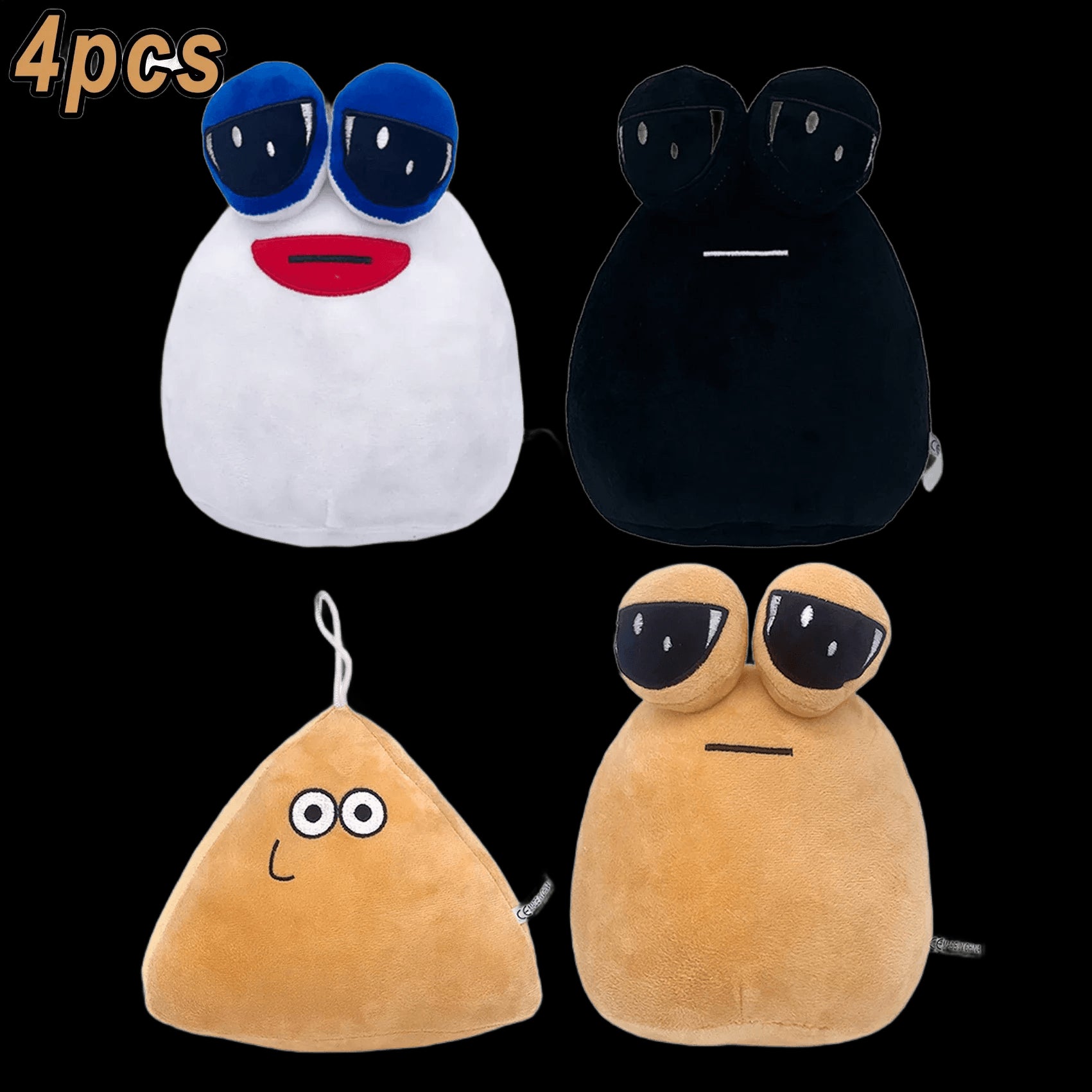 5pcs My Pet Alien Pou Plush Toys Anime Game The Maw Pou Doll Kawaii Cartoon Soft Stuffed Pillow Children Birthday Xmas Gif view