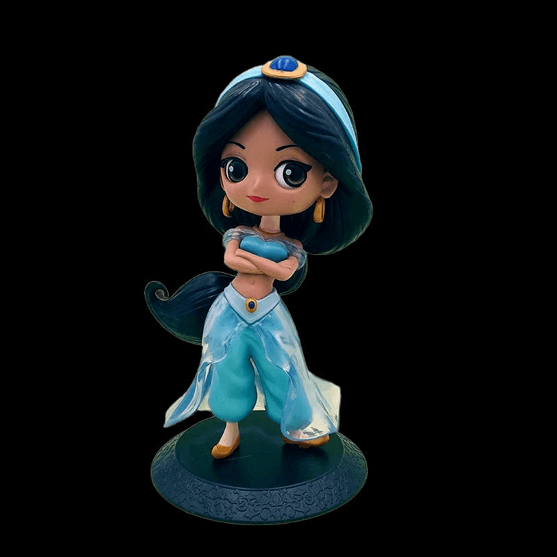 Disney Fairytale Cute Dolls Snow White Mermaid Cinderella Princess Figure Model Cake Decoration Toys for Girls Birthday Gifts view