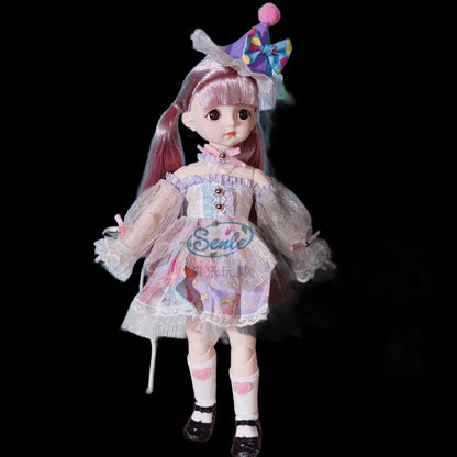 12” Doll With Clothes for Dids Toys Girls 6 to 10 Years 1/6 Clothes for bjd Dolls Dollhouse Accessories view