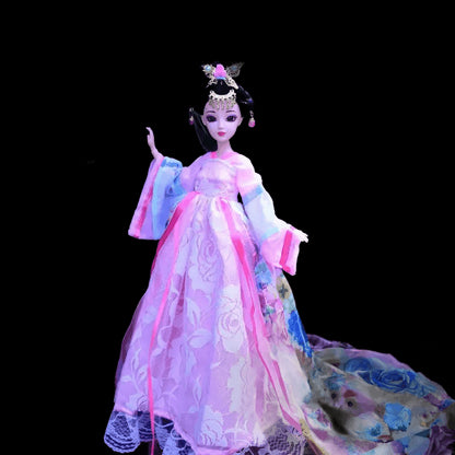 Ancient Dress Doll 30cm Chinese Imperial Concubine Court Fairy Suit Joints Girl 12 Joints Princess Toy Simulation view