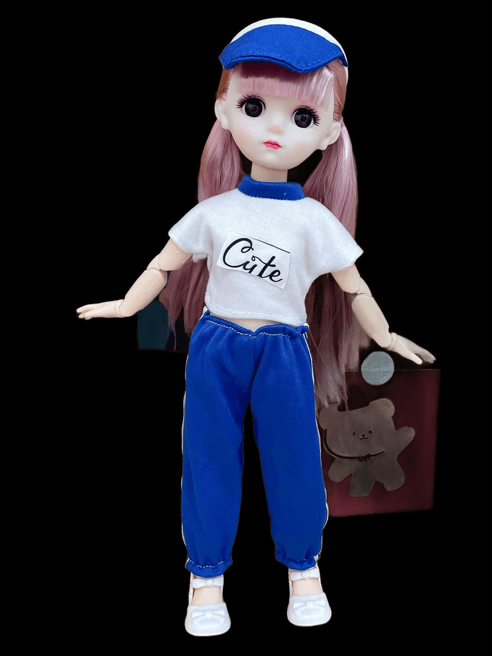 12 Inch Toys Bjd Anime Doll Dollhouse Accessories Kids Girls Skirt Hat Headdress With Clothes 30 CM 4 To 16 Years Dress Up Gifts view