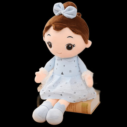 45/90cm Super Kawaii Plush Girls Doll with Clothes Kid Girls Baby Appease Toys Stuffed Soft Cartoon Plush Toys for Children Gift view