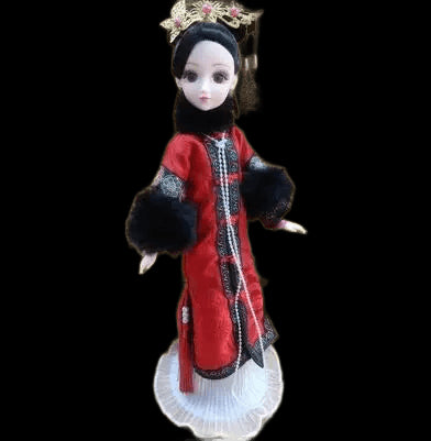 Chinese Style Ancient Clothes Dress Up 30cm Simulation Doll Handmade Movable Joints Tradition Hanfu Fairy Concubine Toys ZH169 view