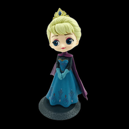 Disney Frozen 2 Snow Queen Cake Decoration Dolls Elsa Anna PVC Action Figure Princess Birthday Cake Snowflake Plug-in Kids Gift view