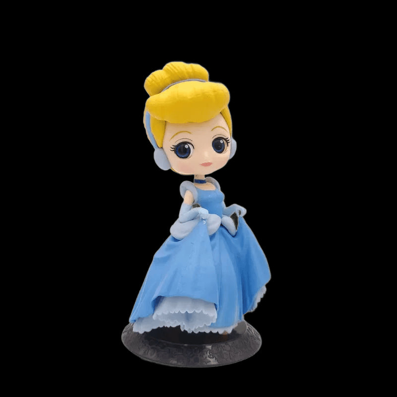 Disney Fairytale Cute Dolls Snow White Mermaid Cinderella Princess Figure Model Cake Decoration Toys for Girls Birthday Gifts view