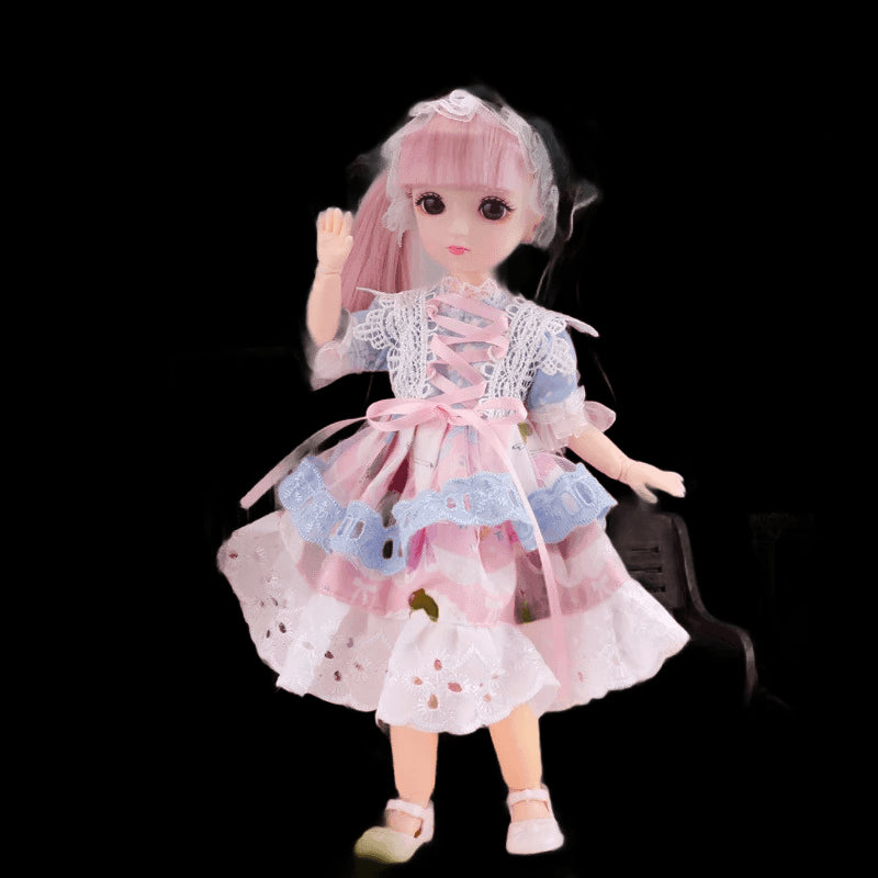 1/6 bjd Dolls for Girls Hinged Doll 30 cm with Clothes Blonde Brown Eyed Articulated  Toys for Children Spherical Joint Playsets view