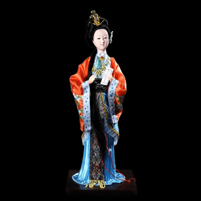 Creative Chinese Doll Ancient-style Dolls of the Qing Dynasty Twelve Golden Hair Handicrafts of Dream of Red Mansions Best Gift view