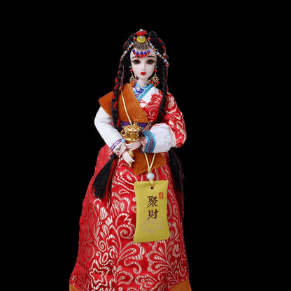 2023 New 12 Moveable Joints Chinese Dolls Toys With Accessories Clothes&Jewelry Costume Figure China Doll Toy 30CM Dolls ZH160 view