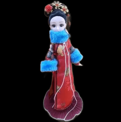 Chinese Style Ancient Clothes Dress Up 30cm Simulation Doll Handmade Movable Joints Tradition Hanfu Fairy Concubine Toys ZH169 view