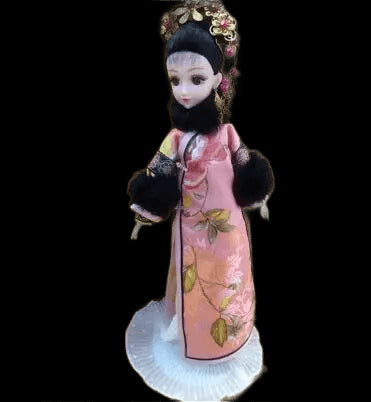 Chinese Style Ancient Clothes Dress Up 30cm Simulation Doll Handmade Movable Joints Tradition Hanfu Fairy Concubine Toys ZH169 view