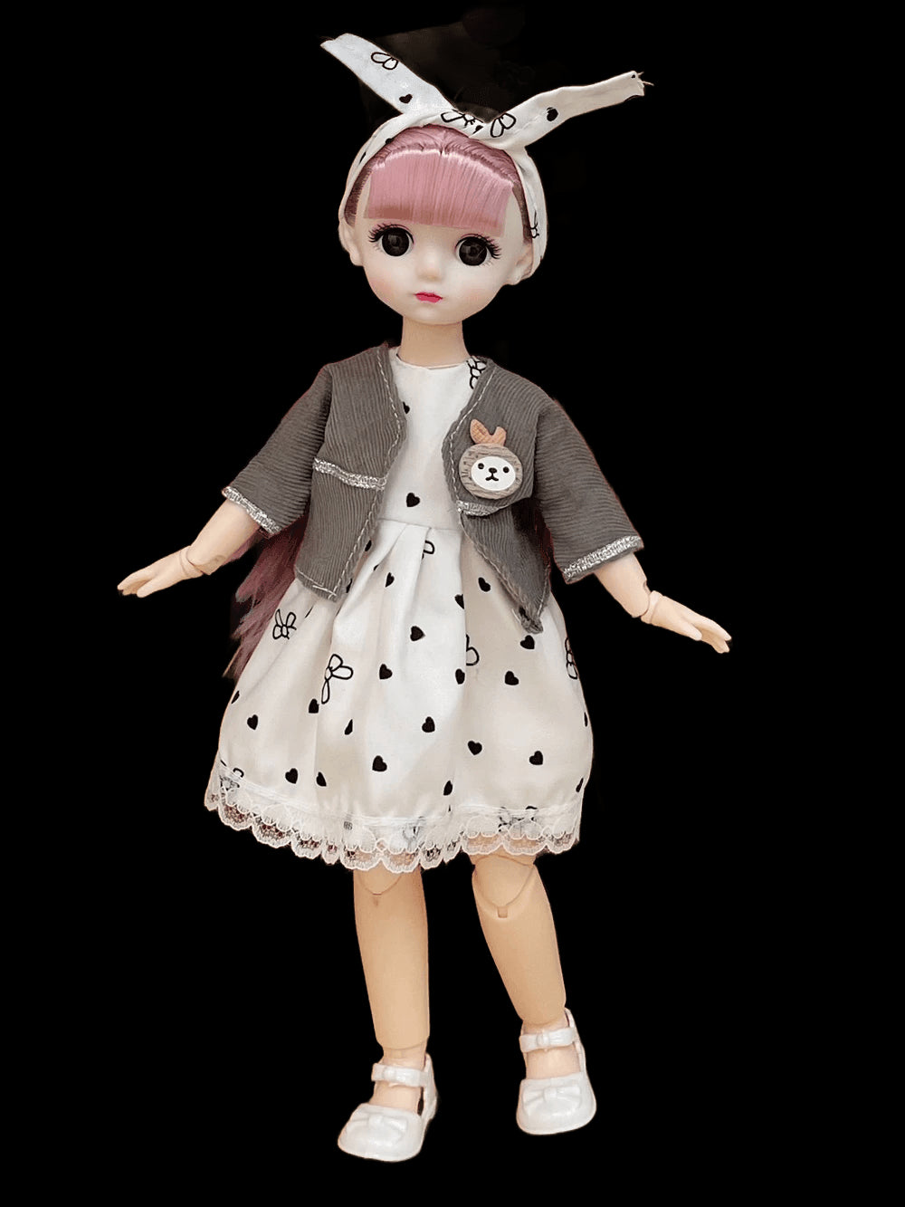 12 Inch Toys Bjd Anime Doll Dollhouse Accessories Kids Girls Skirt Hat Headdress With Clothes 30 CM 4 To 16 Years Dress Up Gifts view