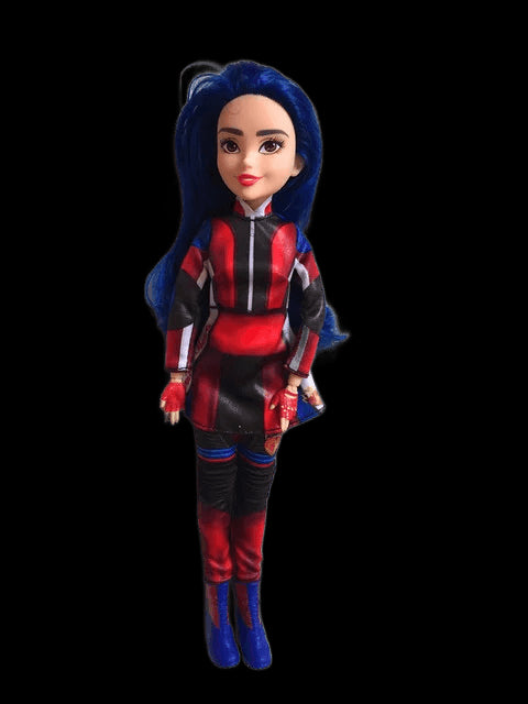 Original DISNEY princess Descendants Mal Carlos Jay Uma Ben Limited Edition Figure Collection Doll Toys for kids Birthday Gifts view