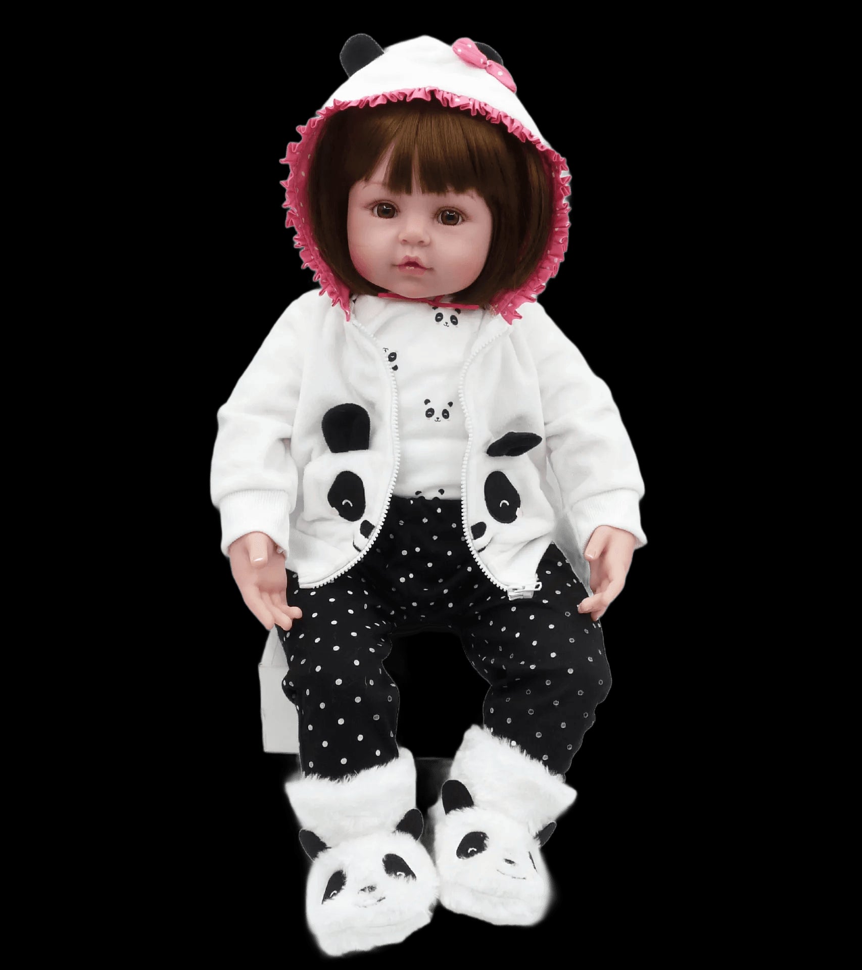 High Quality Reborn Toddler Princess Girl Doll Adorable Lifelike Baby Bonecas Bebe Cloth Body Doll Reborn Menina view