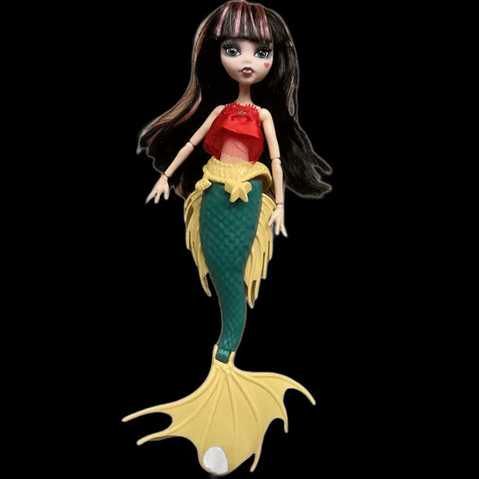 New Mermaid Zombie Doll With Eyelashes Monster Dolls Draculaura/Wolf/ Frankie Stein / Black Spider Movable Body Girls Toys view