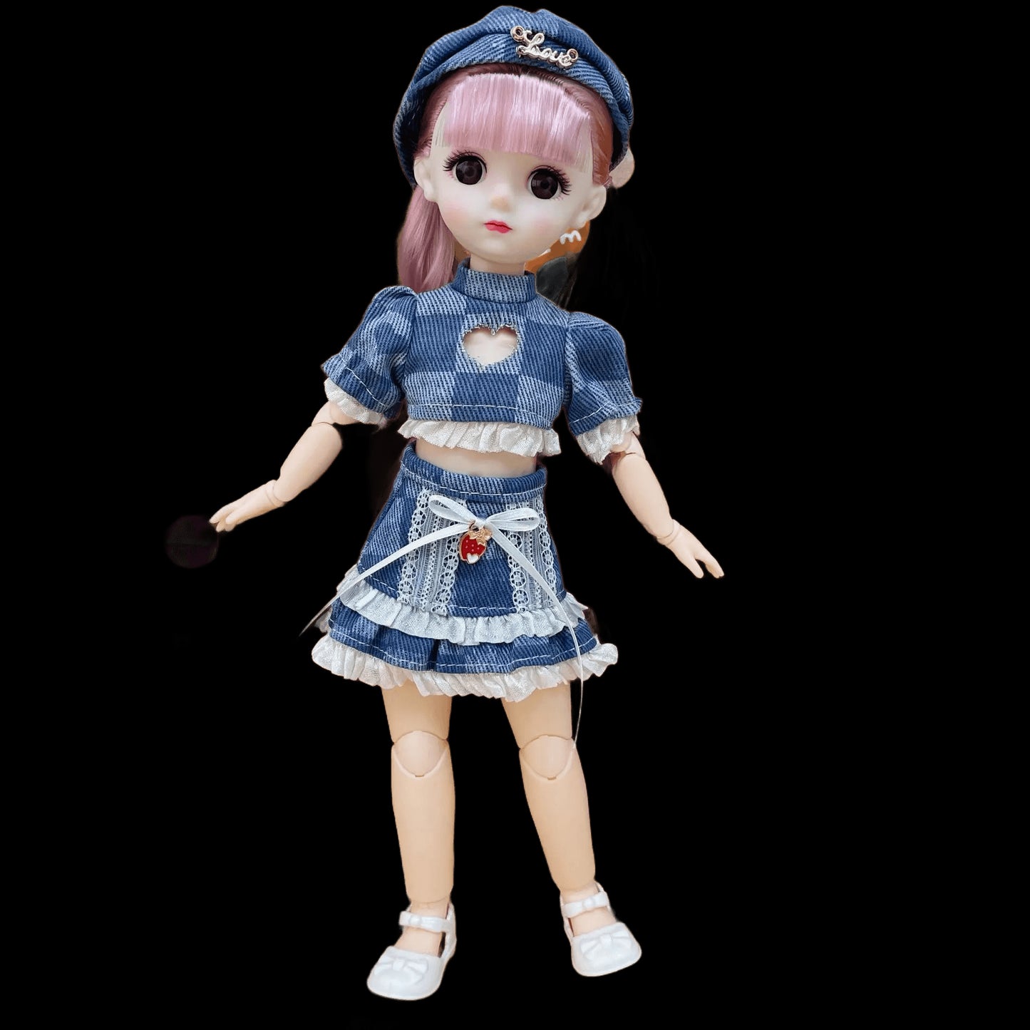 12 Inch Toys Bjd Anime Doll Dollhouse Accessories Kids Girls Skirt Hat Headdress With Clothes 30 CM 4 To 16 Years Dress Up Gifts view