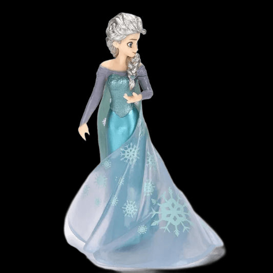 Disney Frozen 2 Snow Queen Cake Decoration Dolls Elsa Anna PVC Action Figure Princess Birthday Cake Snowflake Plug-in Kids Gift view