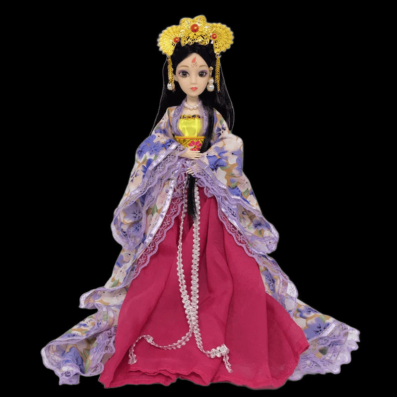 New 30cm 3D Eyes Chinese Princess Dolls Toys with Accessories Clothes Jewelry 12 Movable Jointed Girl Doll Toy For Girls Gifts view