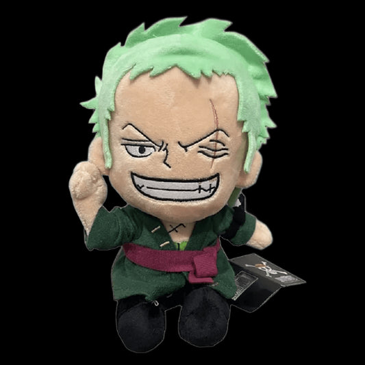 Original 25CM One Piece Anime Figures Cosplay Plush Toys Zoro Luffy Chopper Ace Law Cute Doll Cartoon Pendants Kids Xmas Gift view