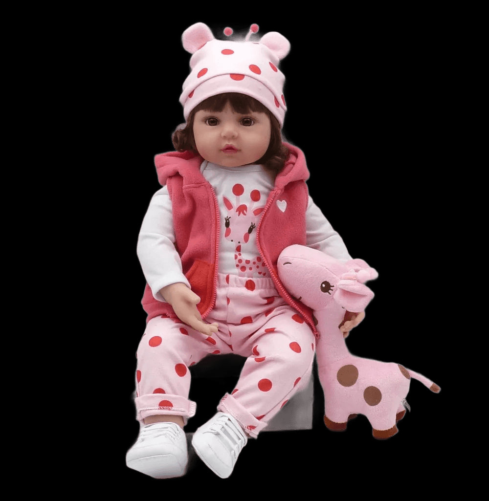 High Quality Reborn Toddler Princess Girl Doll Adorable Lifelike Baby Bonecas Bebe Cloth Body Doll Reborn Menina view