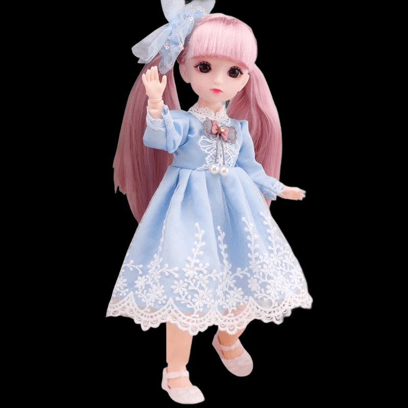 1/6 bjd Dolls for Girls Hinged Doll 30 cm with Clothes Blonde Brown Eyed Articulated  Toys for Children Spherical Joint Playsets view