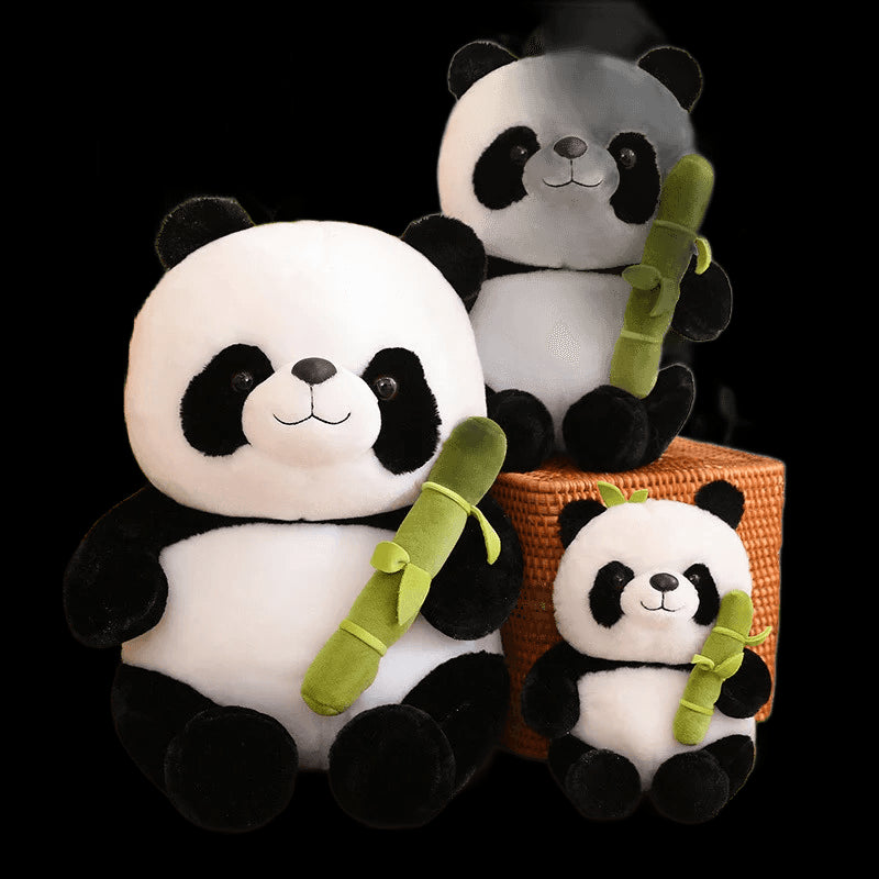 25cm Kawaii Panda With Bamboo Soft Stuffed International Favorite Dolls Birthday Christmas Gifts Presents For Kids view